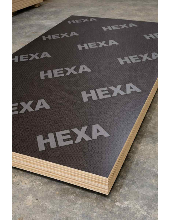 Nyír csúszásmentes rétegelt lemez 18 mm 2500x1250 mm HEXA Nyír csúszásmentes rétegelt lemez 18 mm 2500x1250 mm HEXA