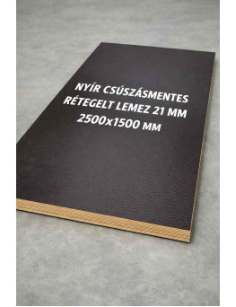 Nyír csúszásmentes rétegelt lemez 21 mm 2500x1500 mm