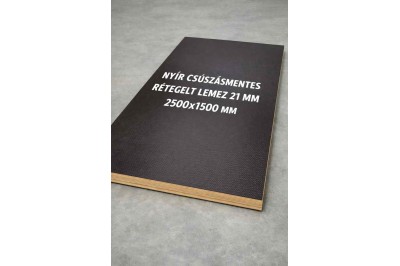 Nyír csúszásmentes rétegelt lemez 21 mm 2500x1500 mm