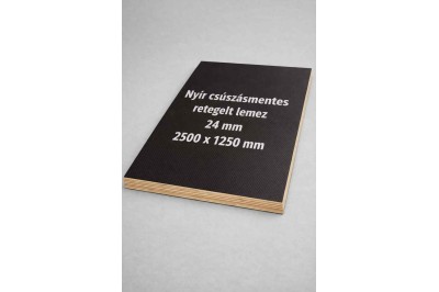 Nyír csúszásmentes rétegelt lemez 24 mm 2500x1250 mm