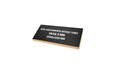 Nyír csúszásmentes rétegelt lemez 9 mm 2500x1250 mm HEXA